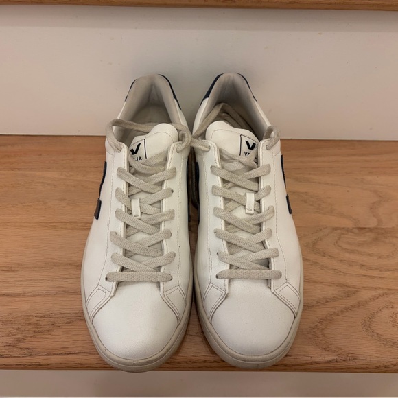 Veja White and Black Casual Sneakers
Size 9 but runs large - Picture 2 of 5